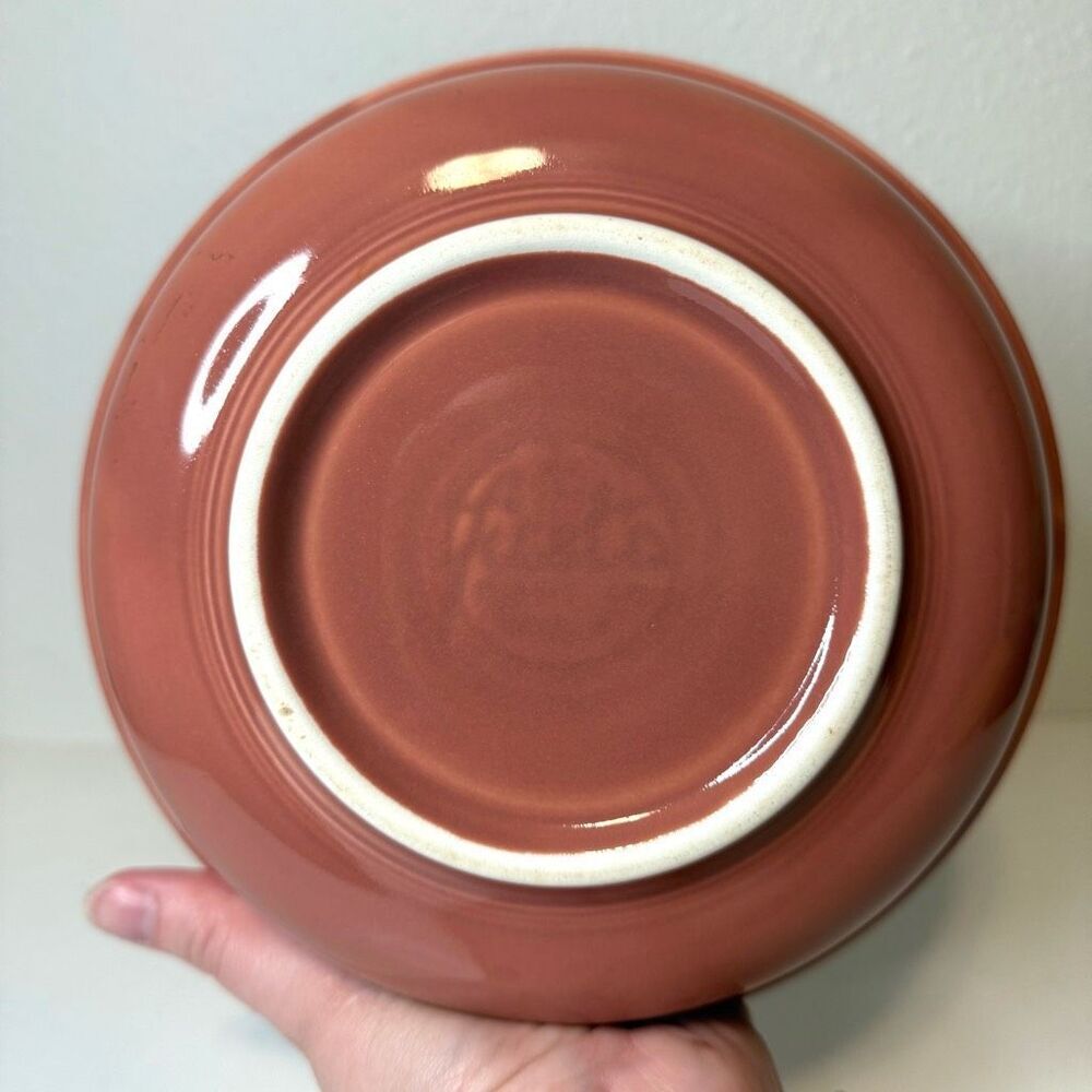 Vintage Fiesta Rose 8.5” Vegetable Bowl - Picture 4 of 9